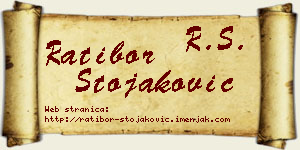 Ratibor Stojaković vizit kartica